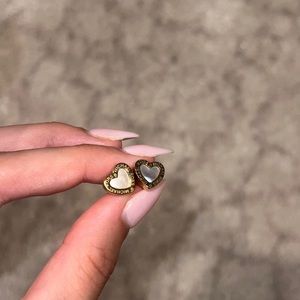 Michael Kors heart earrings